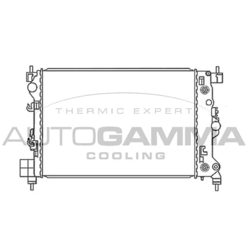 Chladič motora AUTOGAMMA 107897