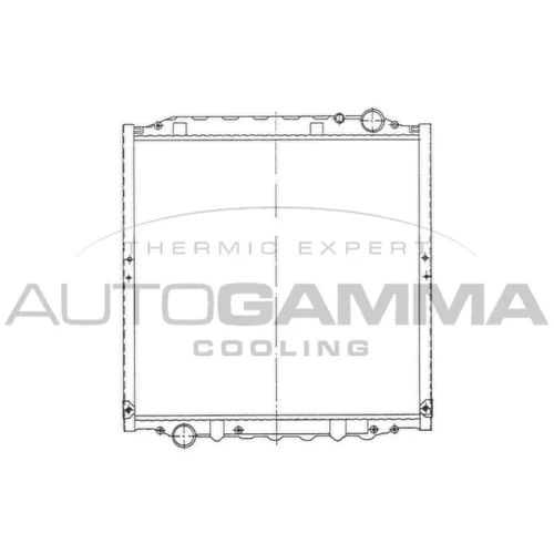 Chladič motora AUTOGAMMA 400652