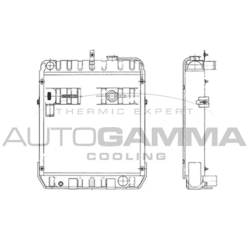 Chladič motora AUTOGAMMA 404050