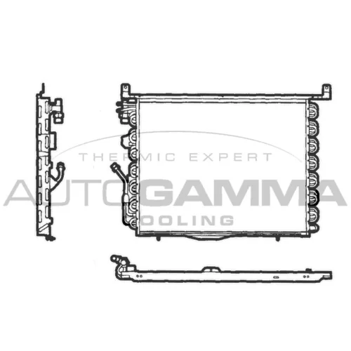 Kondenzátor klimatizácie AUTOGAMMA 101728