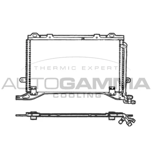 Kondenzátor klimatizácie AUTOGAMMA 101732