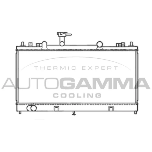 Chladič motora AUTOGAMMA 103442