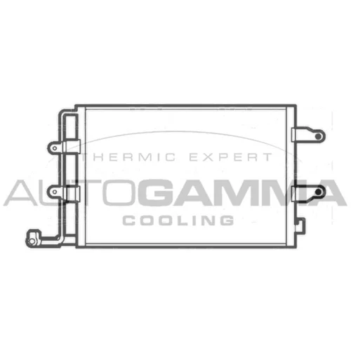 Kondenzátor klimatizácie AUTOGAMMA 104576