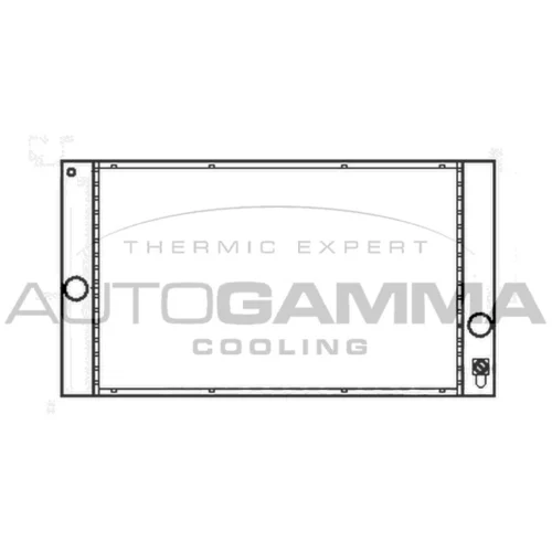 Chladič motora AUTOGAMMA 104928