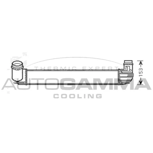 Chladič plniaceho vzduchu AUTOGAMMA 105291