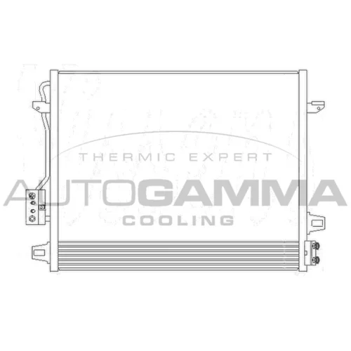 Kondenzátor klimatizácie AUTOGAMMA 105455