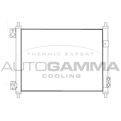 Kondenzátor klimatizácie AUTOGAMMA 105462