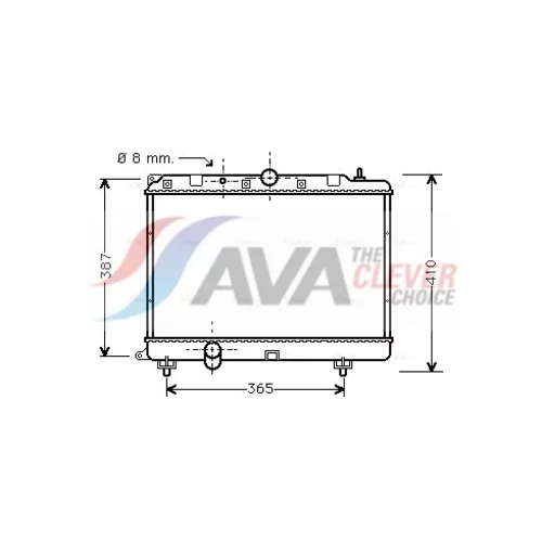 Chladič motora AVA QUALITY COOLING AU2120