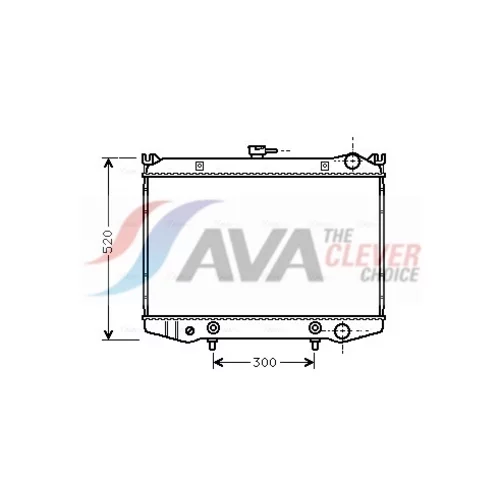 Chladič motora AVA QUALITY COOLING DN2076