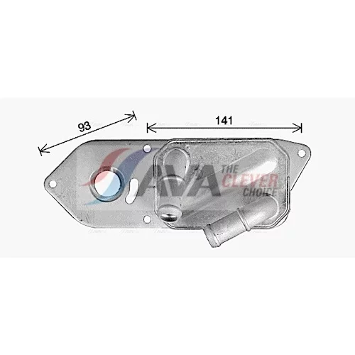 Chladič motorového oleja AVA QUALITY COOLING FD3666