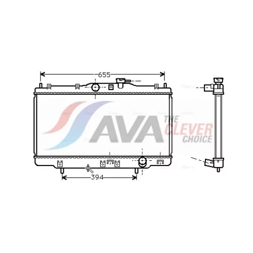 Chladič motora AVA QUALITY COOLING HD2118