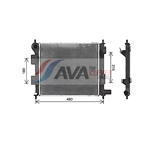 Chladič motora AVA QUALITY COOLING HY2578 - obr. 1