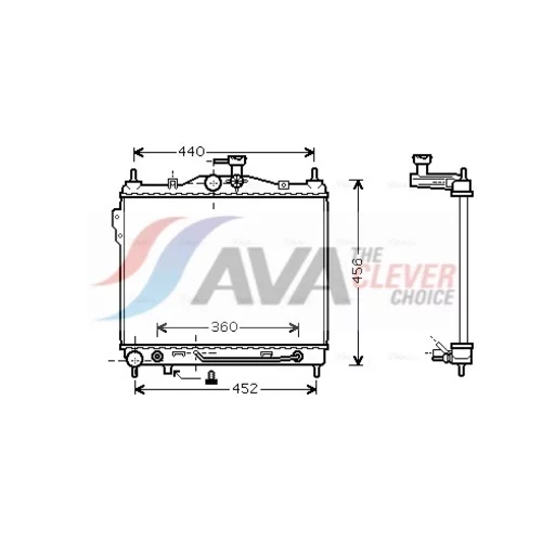 Chladič motora AVA QUALITY COOLING HYA2102