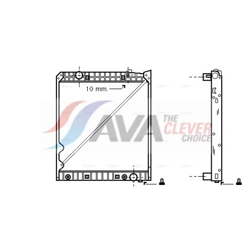 Chladič motora AVA QUALITY COOLING ME2150