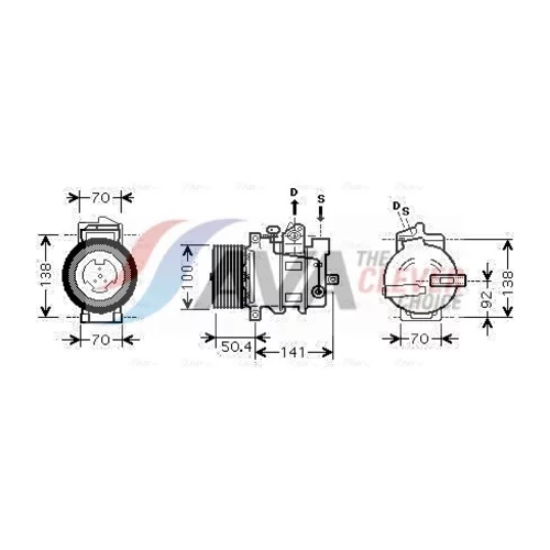 Kompresor klimatizácie AVA QUALITY COOLING MSK431