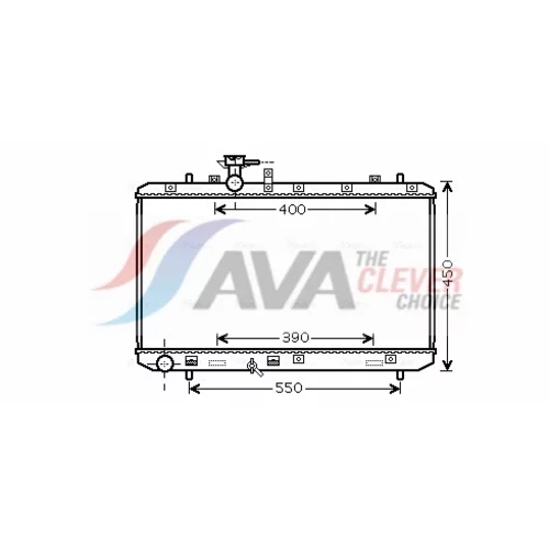 Chladič motora AVA QUALITY COOLING SZ2084