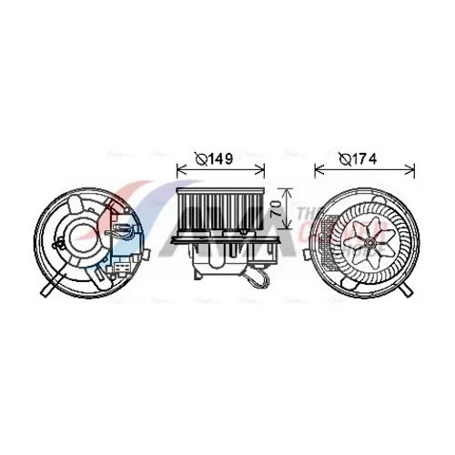 Vnútorný ventilátor AVA QUALITY COOLING VN8339