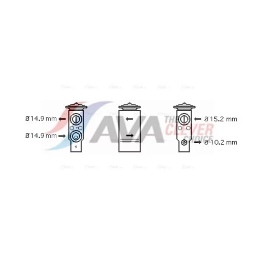 Expanzný ventil klimatizácie AVA QUALITY COOLING AL1094