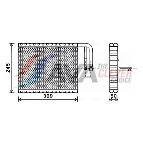 Výparník klimatizácie AVA QUALITY COOLING BWV402