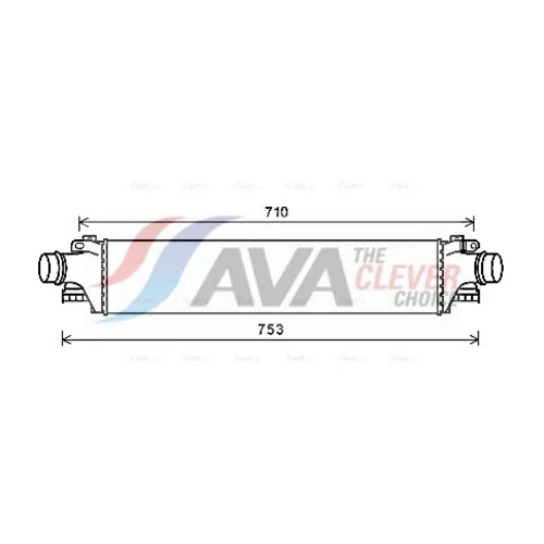 Chladič plniaceho vzduchu AVA QUALITY COOLING CT4061