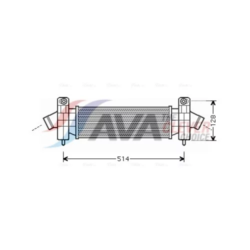 Chladič plniaceho vzduchu AVA QUALITY COOLING FDA4341