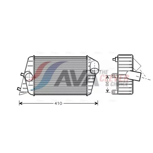 Chladič plniaceho vzduchu AVA QUALITY COOLING FT4252