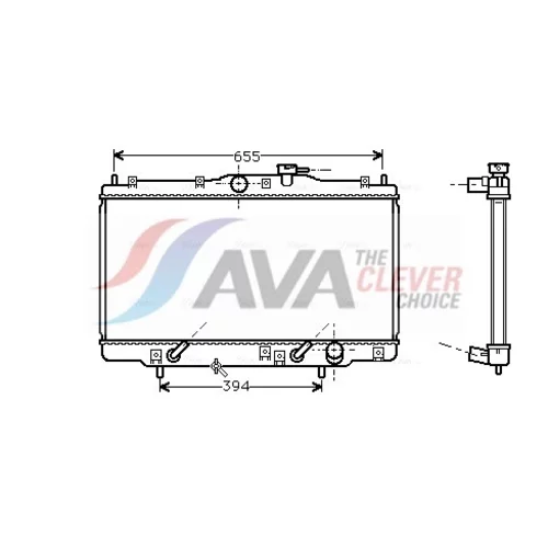 Chladič motora AVA QUALITY COOLING HD2071