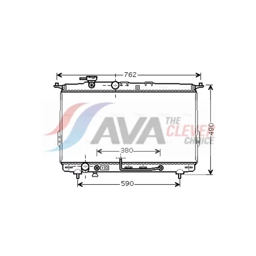 Chladič motora AVA QUALITY COOLING HYA2107