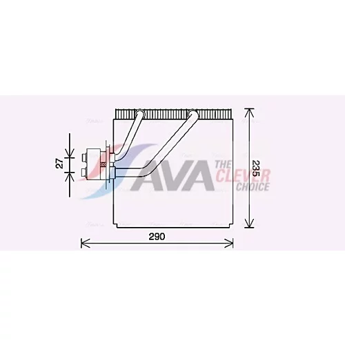 Výparník klimatizácie AVA QUALITY COOLING HYV456