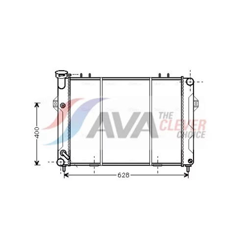 Chladič motora AVA QUALITY COOLING JE2008
