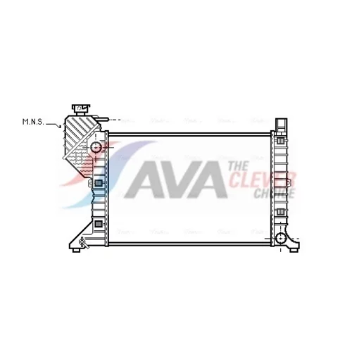 Chladič motora AVA QUALITY COOLING MSA2181