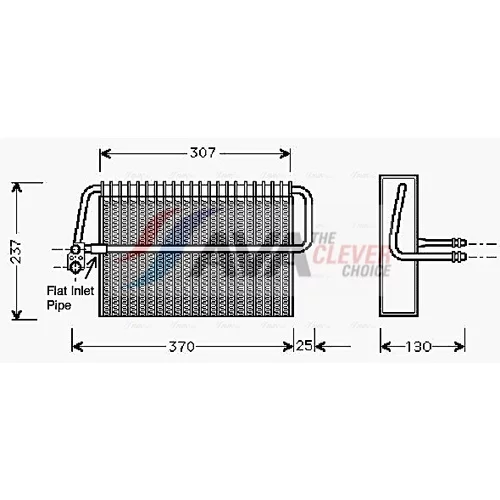 Výparník klimatizácie AVA QUALITY COOLING MSV272