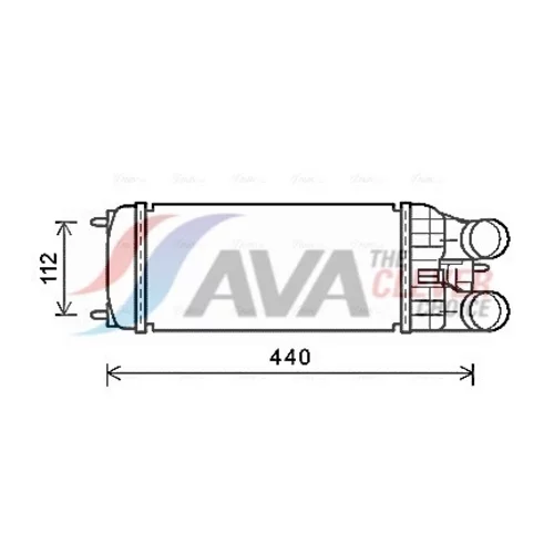 Chladič plniaceho vzduchu AVA QUALITY COOLING PEA4361