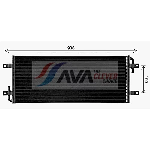 Chladič motora AVA QUALITY COOLING RE2145 - obr. 2