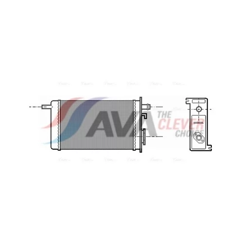 Výmenník tepla vnútorného kúrenia AVA QUALITY COOLING RT6096