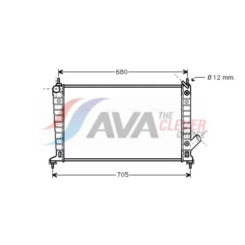 Chladič motora AVA QUALITY COOLING SB2036