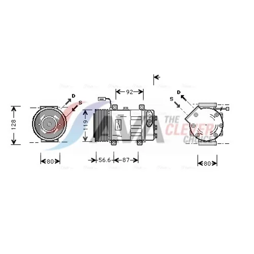 Kompresor klimatizácie AVA QUALITY COOLING SCK016