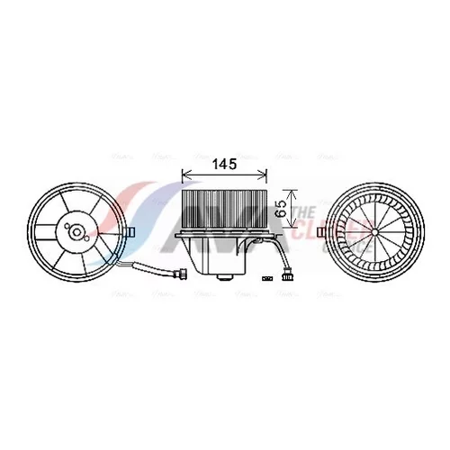 Vnútorný ventilátor AVA QUALITY COOLING VN8351