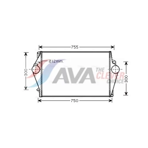 Chladič plniaceho vzduchu AVA QUALITY COOLING VOA4137