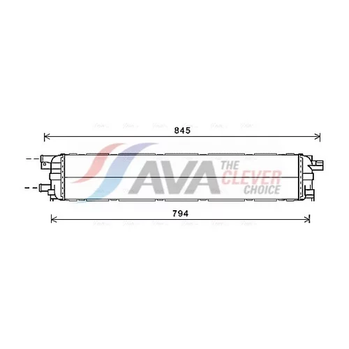 Chladič motora AVA QUALITY COOLING AI2366