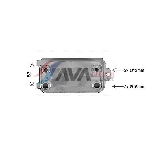 Chladič oleja automatickej prevodovky AVA QUALITY COOLING AU3340 - obr. 2