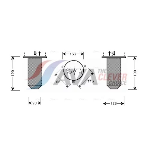 vysúšač klimatizácie AVA QUALITY COOLING BWD221