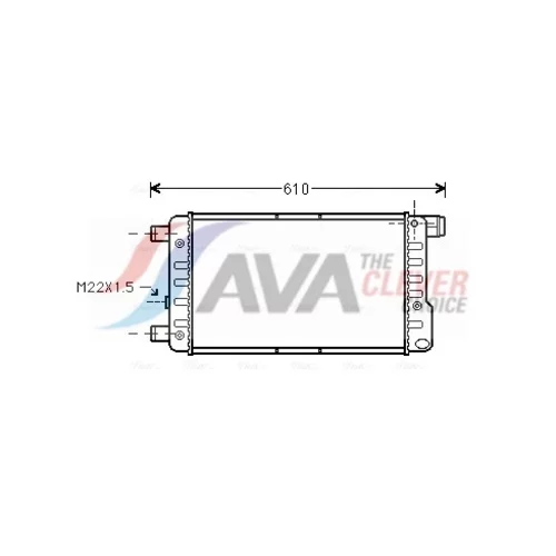 Chladič motora AVA QUALITY COOLING FTA2115