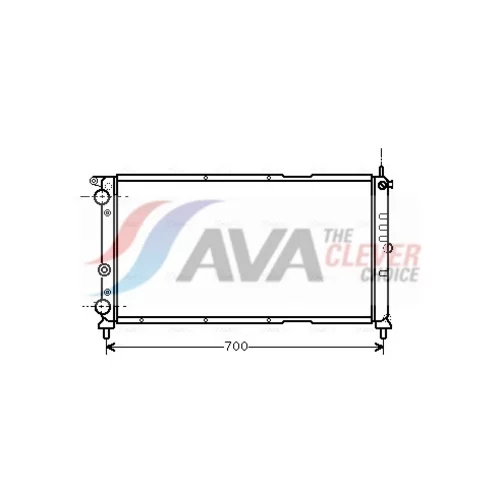 Chladič motora FTA2143 (AVA QUALITY COOLING)