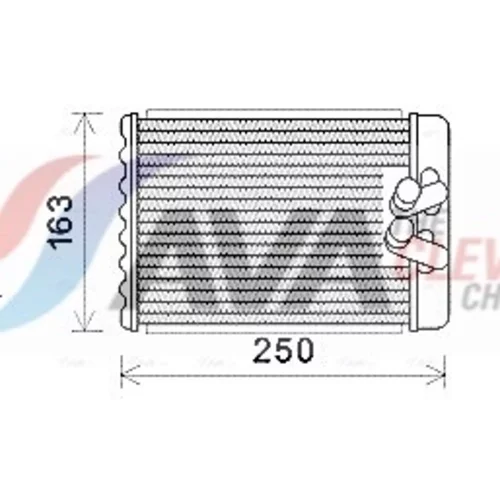 Výmenník tepla vnútorného kúrenia AVA QUALITY COOLING HYA6232