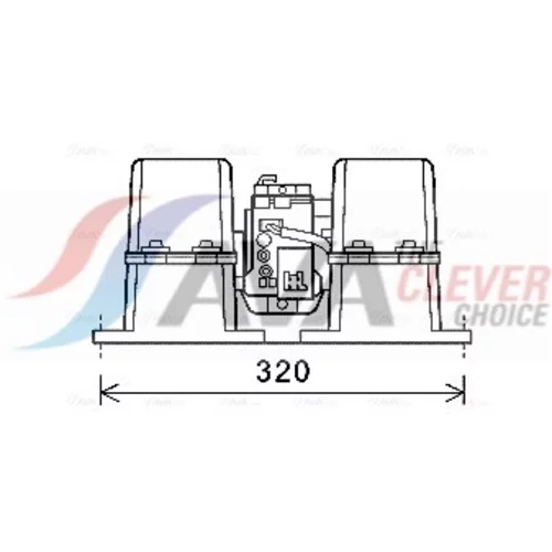 Vnútorný ventilátor AVA QUALITY COOLING MN8086