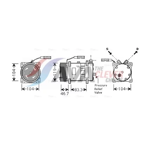 Kompresor klimatizácie AVA QUALITY COOLING MNAK048