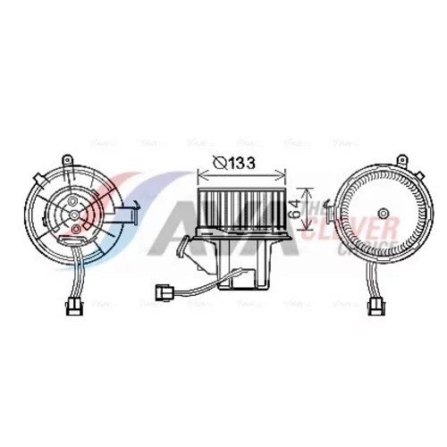 Vnútorný ventilátor AVA QUALITY COOLING MS8630