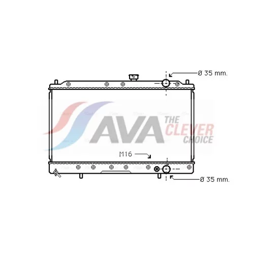 Chladič motora AVA QUALITY COOLING MT2018