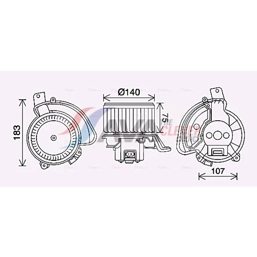 Vnútorný ventilátor AVA QUALITY COOLING OL8689